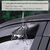 Compatible with Volkswagen Sharan 7M 1995-2009: Enhanced Rain and Sun Visors for Side Windows