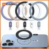 Xiaomi 1/5 Adet Manyetik Sticker Metal Halka Magsafe Kablosuz Şarj İçin Daire Şarj Diski Manyetik Çıkartmalar iPhone 16 15 13 Pro Max İçin