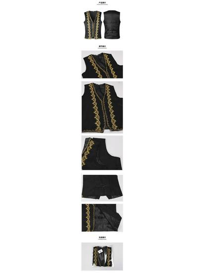 Anman 2023 Spring/Summer Gold Thread Single-Breasted Decorative Jacket