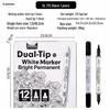 Huidel 710 Liquid Soft Tip Large Capacity White Art Highlighter Pen