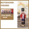 12 PCS Christmas Nutcracker Ornament Set, 4.7Inch Nutcrackers Tree Ornaments Set, Nutcracker Figures with Opening Mouths Christmas Decorations for