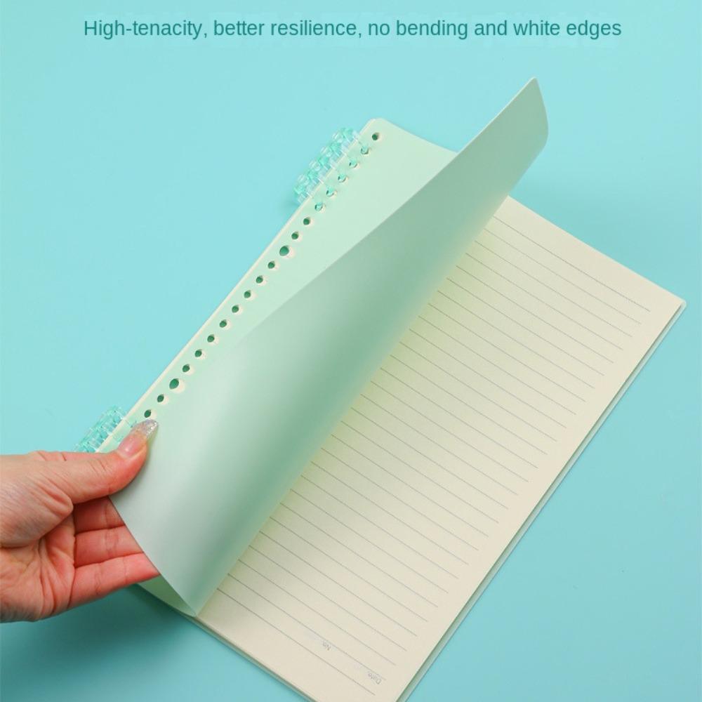 10pcs Stationery Loose Leaf Binder Rings 5 Holes Spring Spiral Rings Binder  Notebook