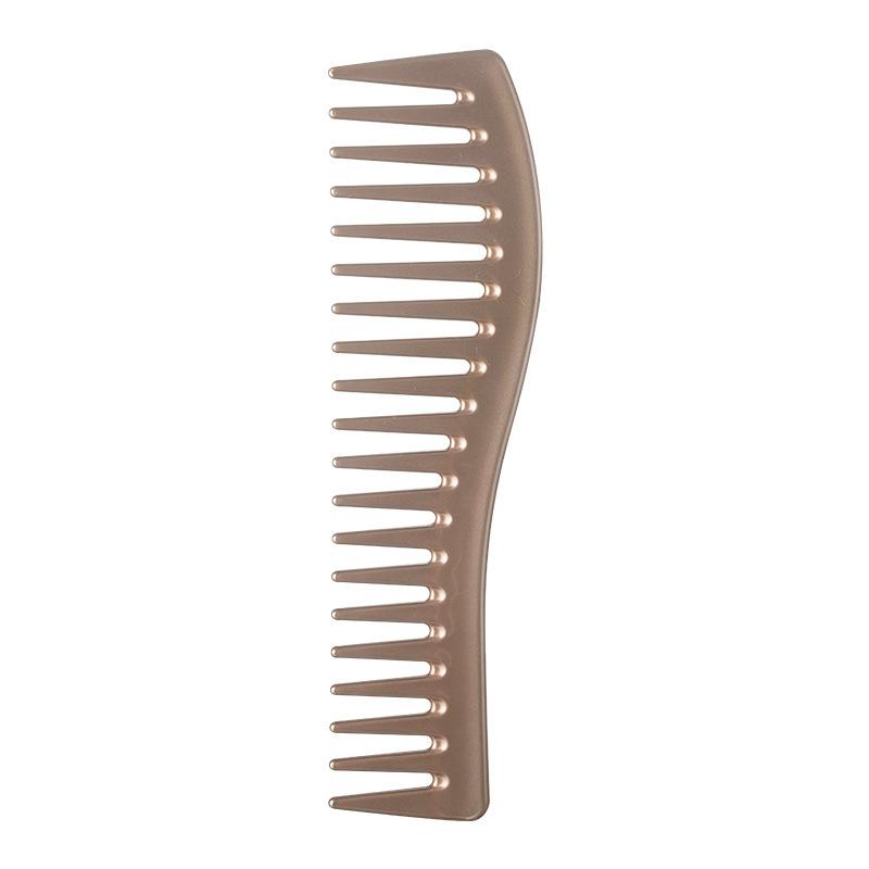 Wide Tooth Shark Plastic Curly Hair Salon Hairdressing Comb Oil Head Men's Back Hollow Comb Styling Tools Barber Accessories