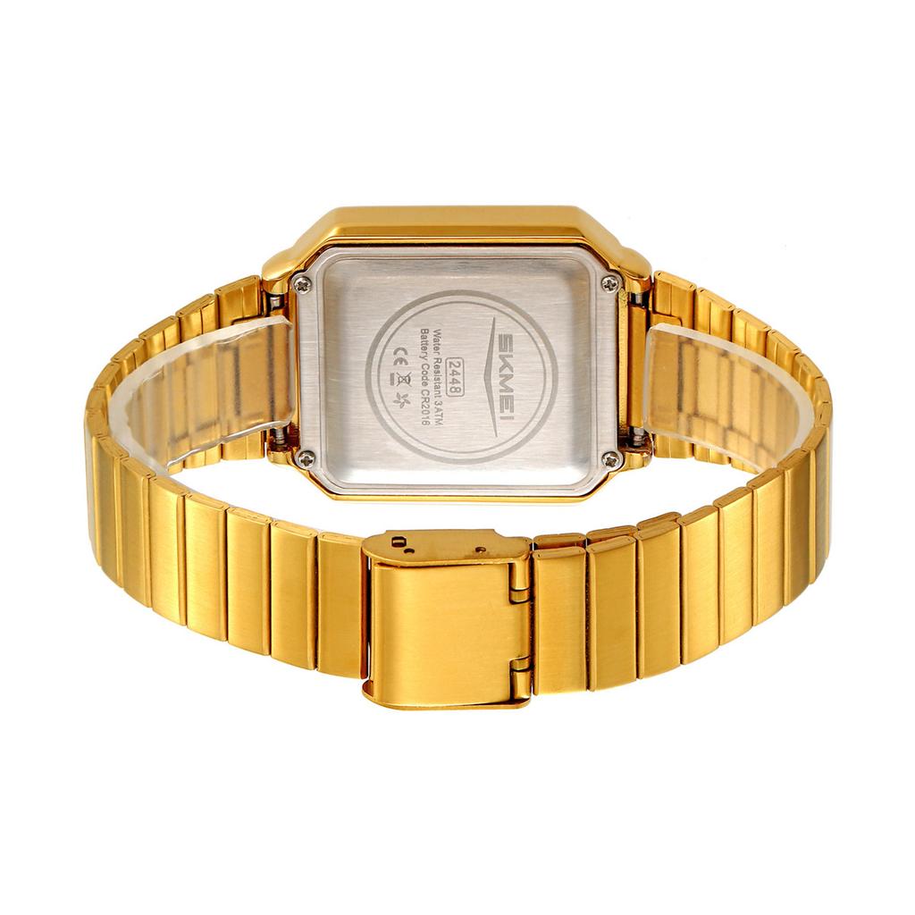 Men's retro business electronic watch multi-function waterproof steel belt electronic watch watch