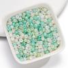 10g/lot 4mm Macaroon Color Glass Round Seed Beads Czech Spacer Seed Spacer BeadsFor DIY Jewelry Making Needlework Accessories