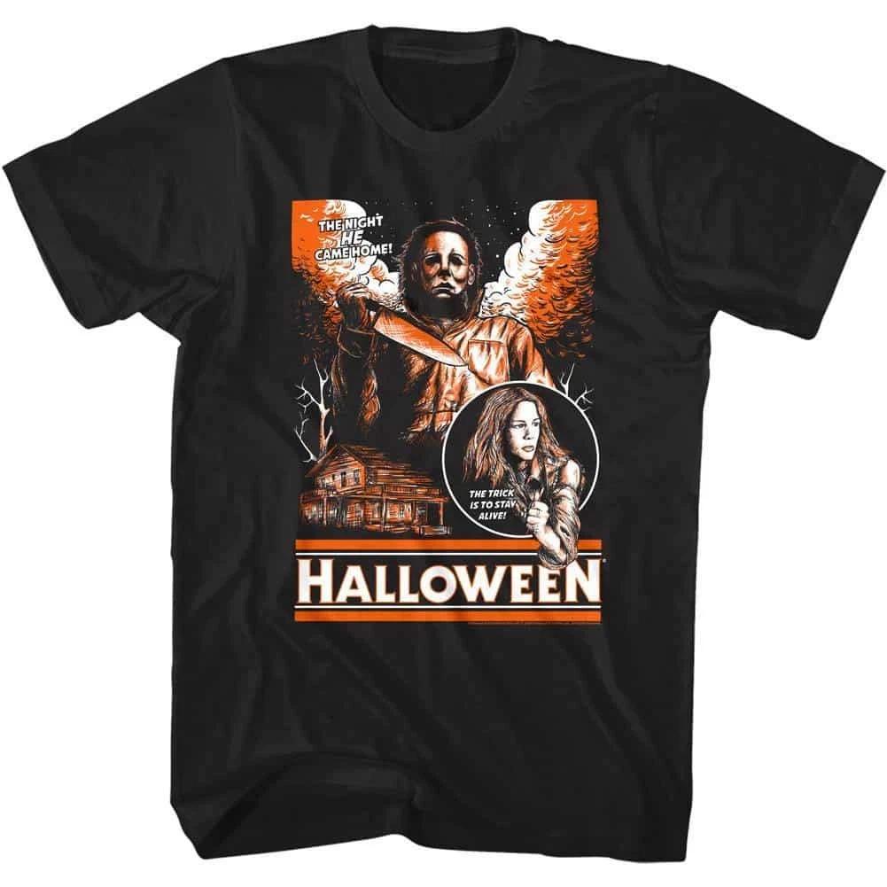 Halloween Orange Comic Men s T Shirt 4XL