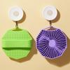 Soft Silicone Exfoliating Brush Cleanser Manual Body Cleansing Scrubber Shower Gentle Massage Bath Brush Bathroom Accessorie