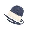 Hat Women's Autumn and Winter Merino Wool Knitted Wool Hat Plush Thickened Warm Versatile Show Small Cold Hat