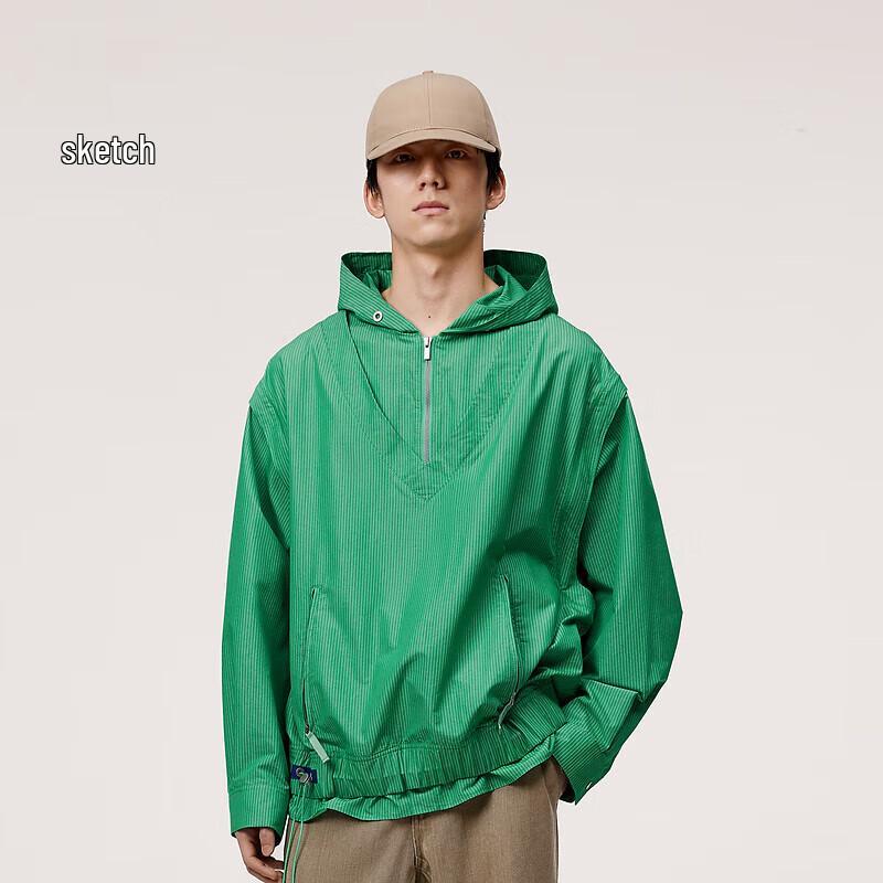 

Suxie Мужская модная повседневная куртка с капюшоном на весну 2024 года S