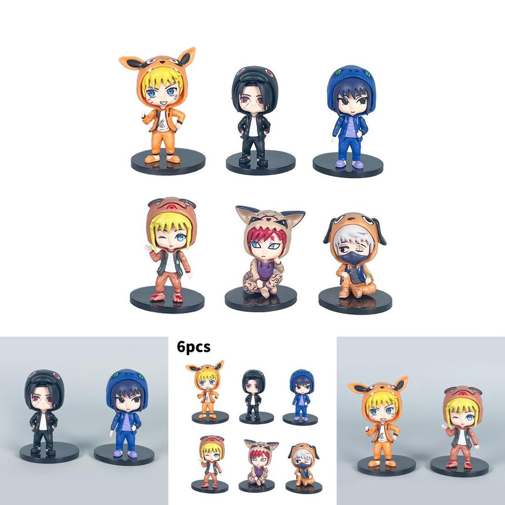 Naruto Pvc Miniature Figures With Anime Characters For Gift And Collection