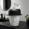 Top Hat Shaped Tissue Dispenser Decorative ABS Organizer for Living Room Bedroom Tabletop Home Essential