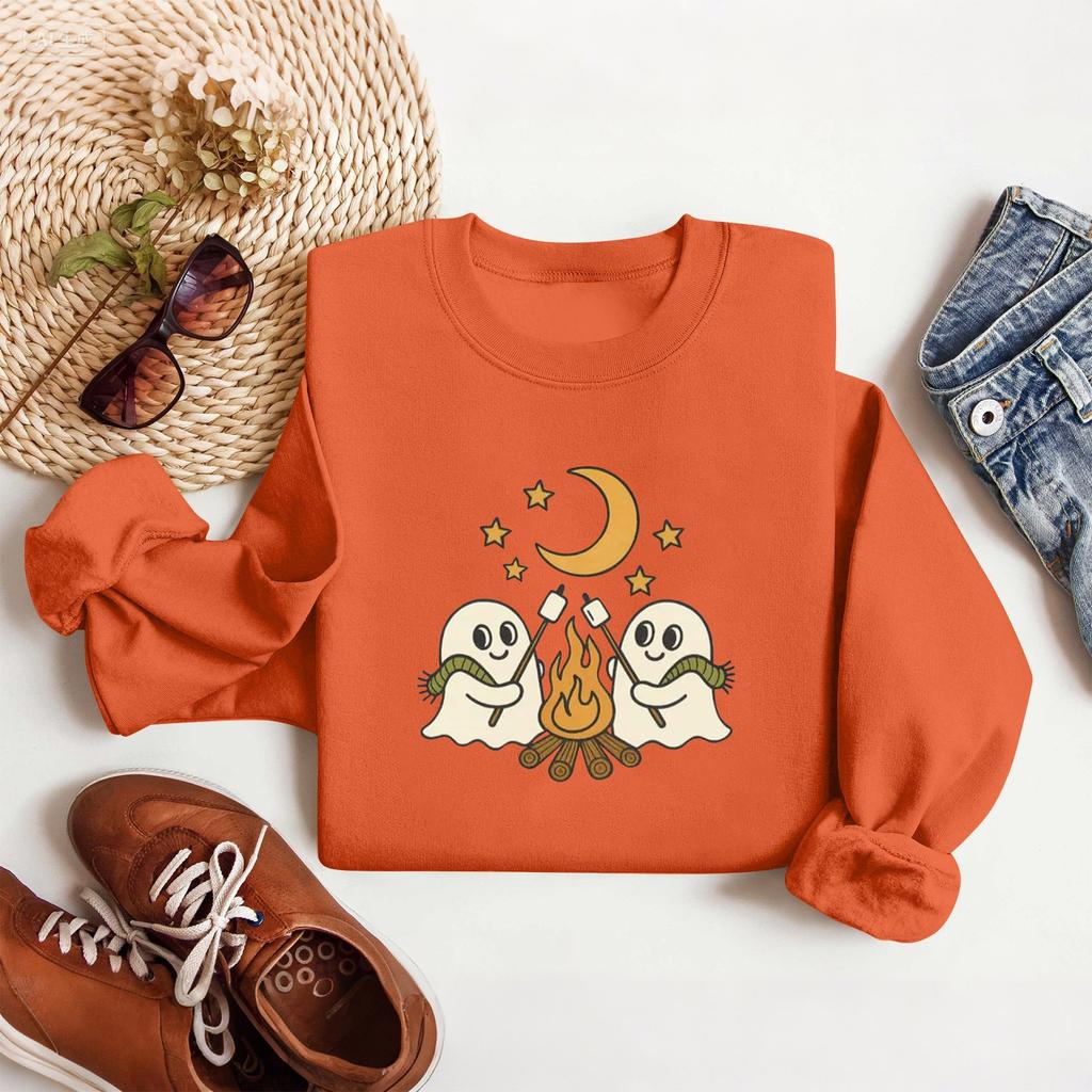 Damen Oberteile Damen Langarm Sweatshirt Lässig Rundhals Locker Geschnitten Pullover Fleece Oberteile
