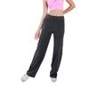 NS High-Waisted Wide-Leg Yoga Pants with Large Pockets - Bare-Feeling, Loose, Slimming, and Drape for Fitness and Style.