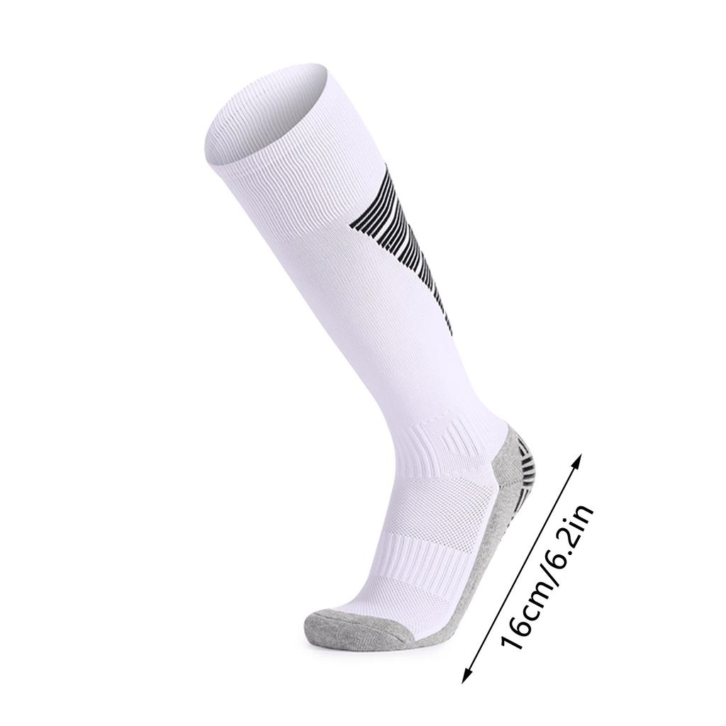 Anti Slip Sport Knee High Socks Athletic Socks for Mens and Women Running Training Football