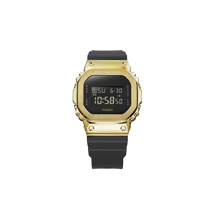 Casio Retro Classic Square Waterproof Sports Quartz Watch Men watches Gold GM-5600G-9PR Regular Watch Box,Gold