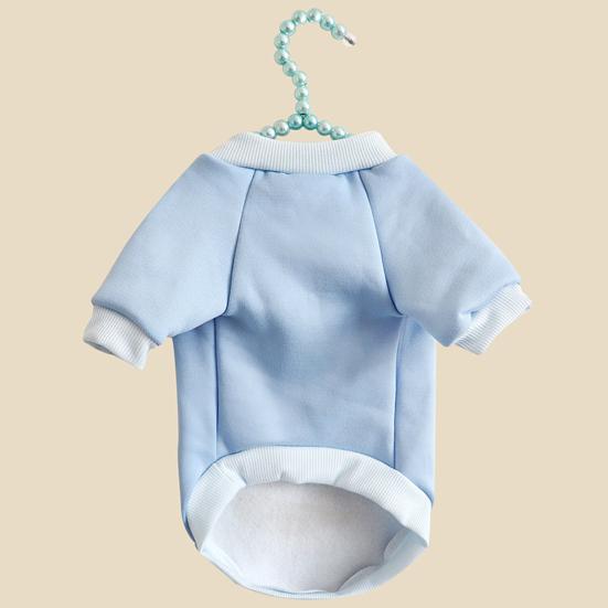 Yousheng Pet Sweater Round Neck Solid Color Thickening Cat Dog Knitwear Sweater for Autumn