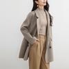 Fanzhen Women's 100% Wool Mid-length Coat
