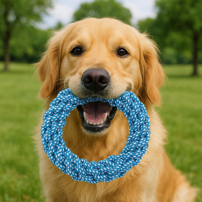 Puppy Tug-of-War Toy Dog Rope Teething