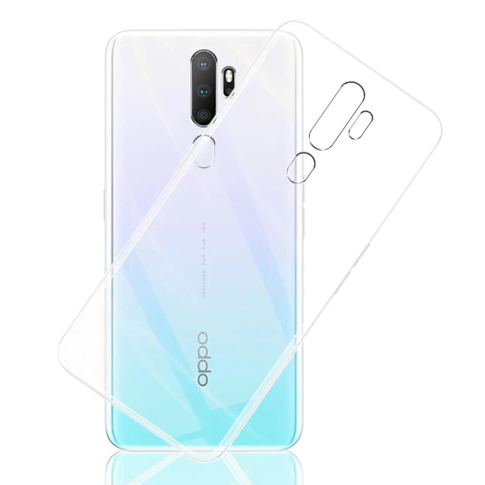 For OPPO A5 2020 Case Clear Silicone Soft TPU Phone Case Cover For Oppo AX5S A X5s Funda For OPPO A5S AX5S Transparent Coque