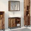 Bathroom Furniture Set 2 pcs Reclaimed Wood 65 x 33 x 60 cm