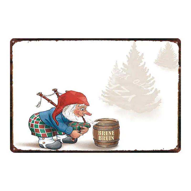 Chouffe Beer Retro Metal Tin Sig Vintage Plate Wall Pub Restaurant Bathroom Decorations For Home Art Decor Iron Poster DU-4910A