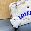 Portachiavi Foca Peluche Cartone Animato: Ciondolo Figura Carina e Portachiavi per Borsa Regalo