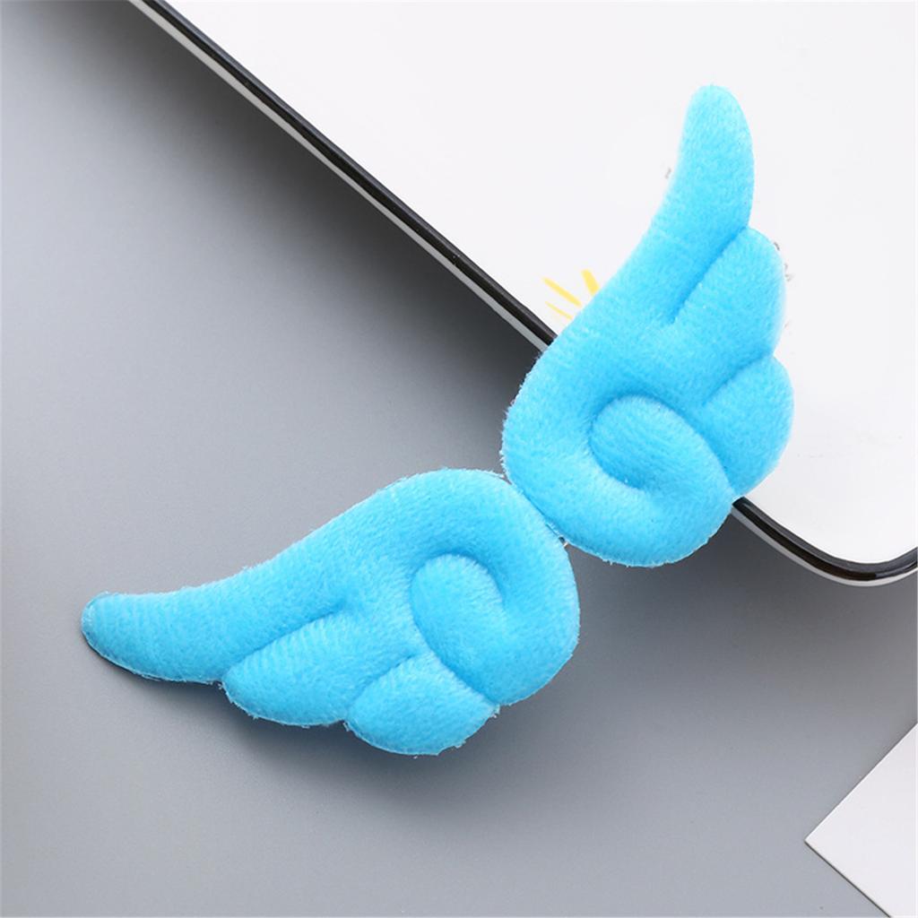 10Pairs Angel Wing Hair Clips for Girls Cartoon Headwear Hairpieces Black Alloy Hair Accessories for Stylish Outfits