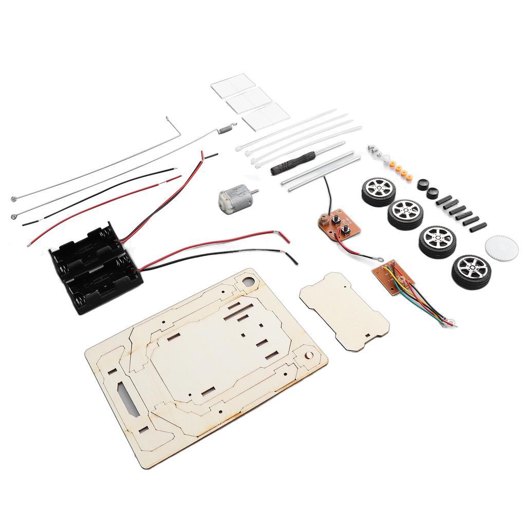 DIY Wireless Remote Control Car Wooden RC Car Model Kit for Boys and Girls Teens and Adults