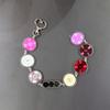 2pz Portachiavi Disco BTS Kpop, Ciondoli Disco in Acrilico con Gancio a Cuore, Accessorio a Tema Musicale per Fan ARMY