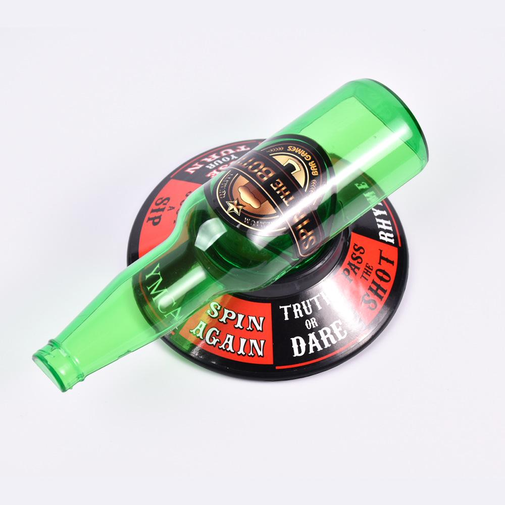 Rotating Bottle Drinking Game Wheel of Fortune Small Pub Pointer Game Props Bar Drinking Punishment Supplies
