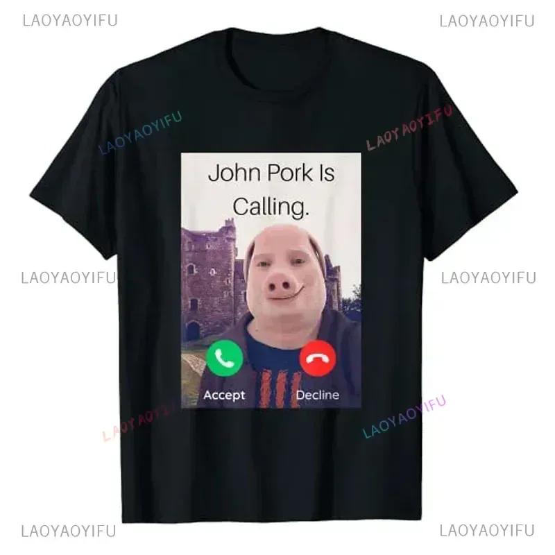 Freaky Departunisext Calling Silly Cat Meme Printed Tshirt Tops Unisex Unisex Clothing Breathable Quick Dry