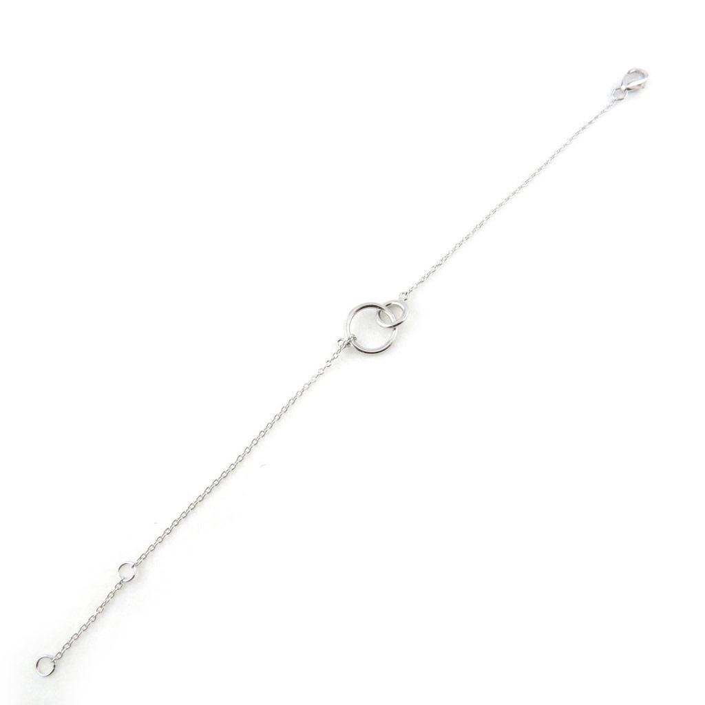Les Trésors De Lily [M9593] - Silver Bracelet 'Choregraphy' (rhodium-plated)