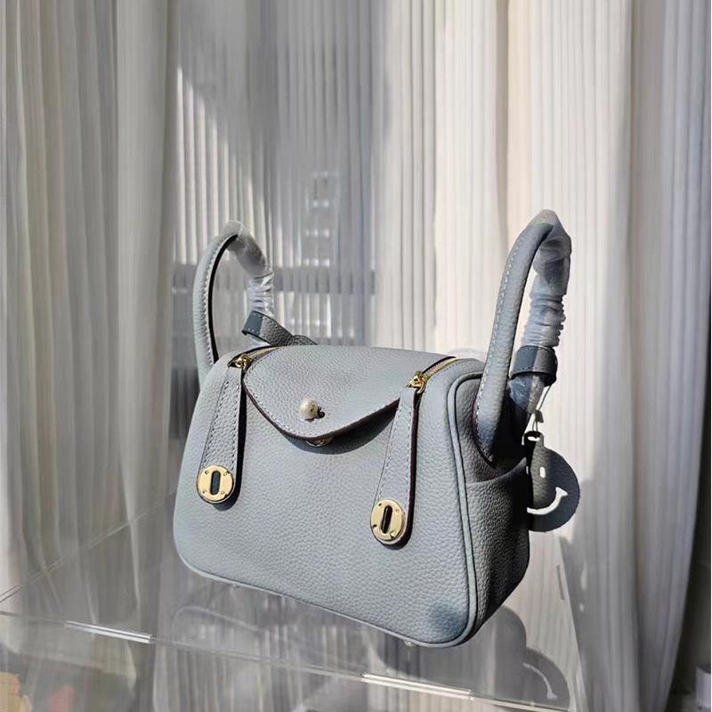 

Мини-сумка Lindy из натуральной кожи - модная сумка через плечо из коровьей кожи Togo