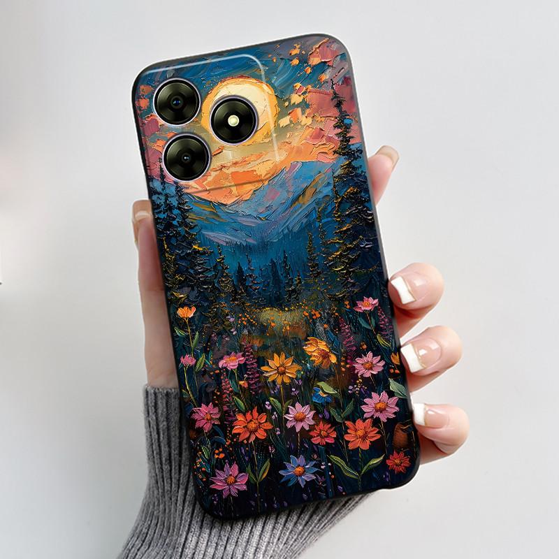 Pentru Blackview Wave 8C 6.56" Wave 8 Black View Wave8C Wave8 Spate TPU Silicon Moale Carcasă Telefon Luxos Drăguț Iepuraș Iubire Husa Amuzantă