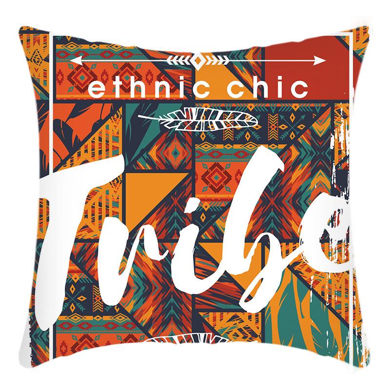 New Pillowcase Art Abstract Exaggerated Letter Printing Pillow Home Sofa Cushion Cover