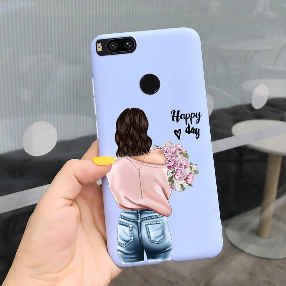For Xiaomi Mi A1 5X Case New Butterfly Sunflower Patterns Soft Protector Bumper Cover For Xiomi Mi A1 MiA1 Mi5X Phone Cases 5.5"