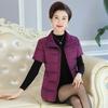 Fashionable and Warm Women's Vest for Fall/Winter with Cotton Padded Shoulder Pieces and Down Silk Lining