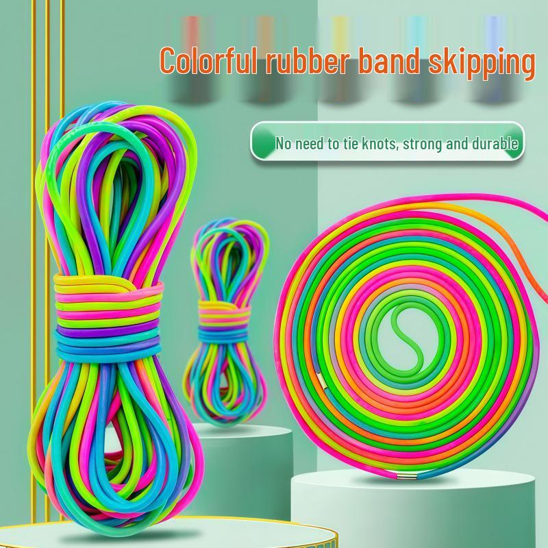 Jumping Rubber Band for Kids: Durable, High-Elasticity Rope for Children & Elementary Students