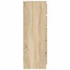 Commode Armoire de chambre - mango - chêne sonoma - 60x36x103 cm - Bois d'ingénierie M121