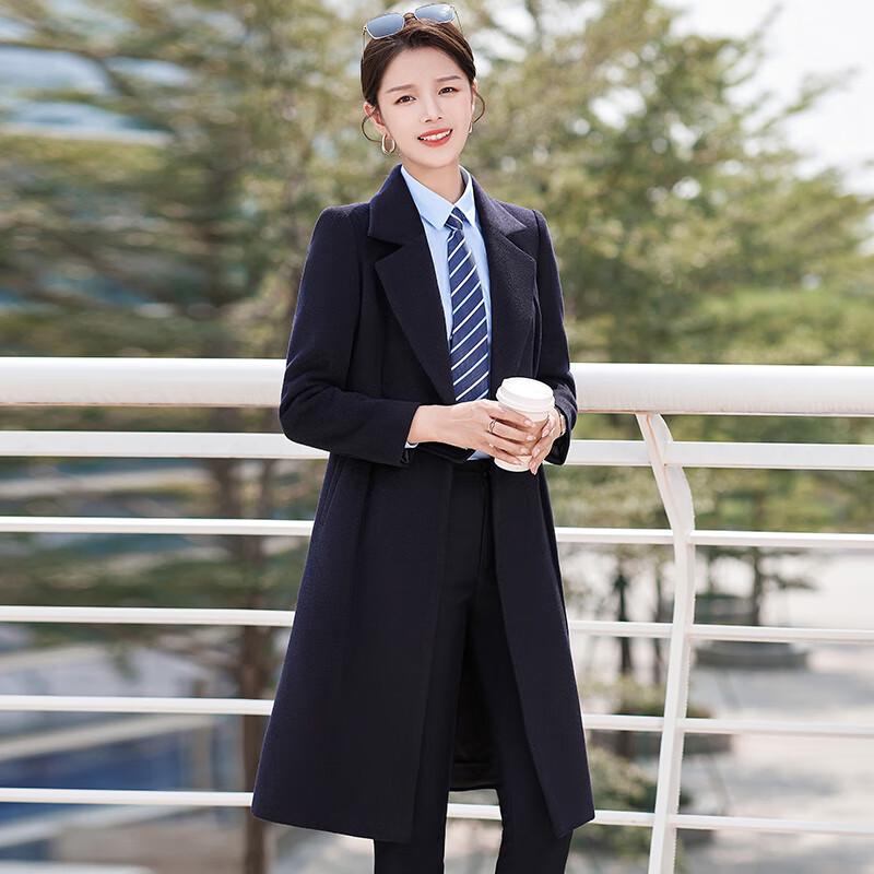 Kaseyec Women's Mid-Length Wool Blend Coat