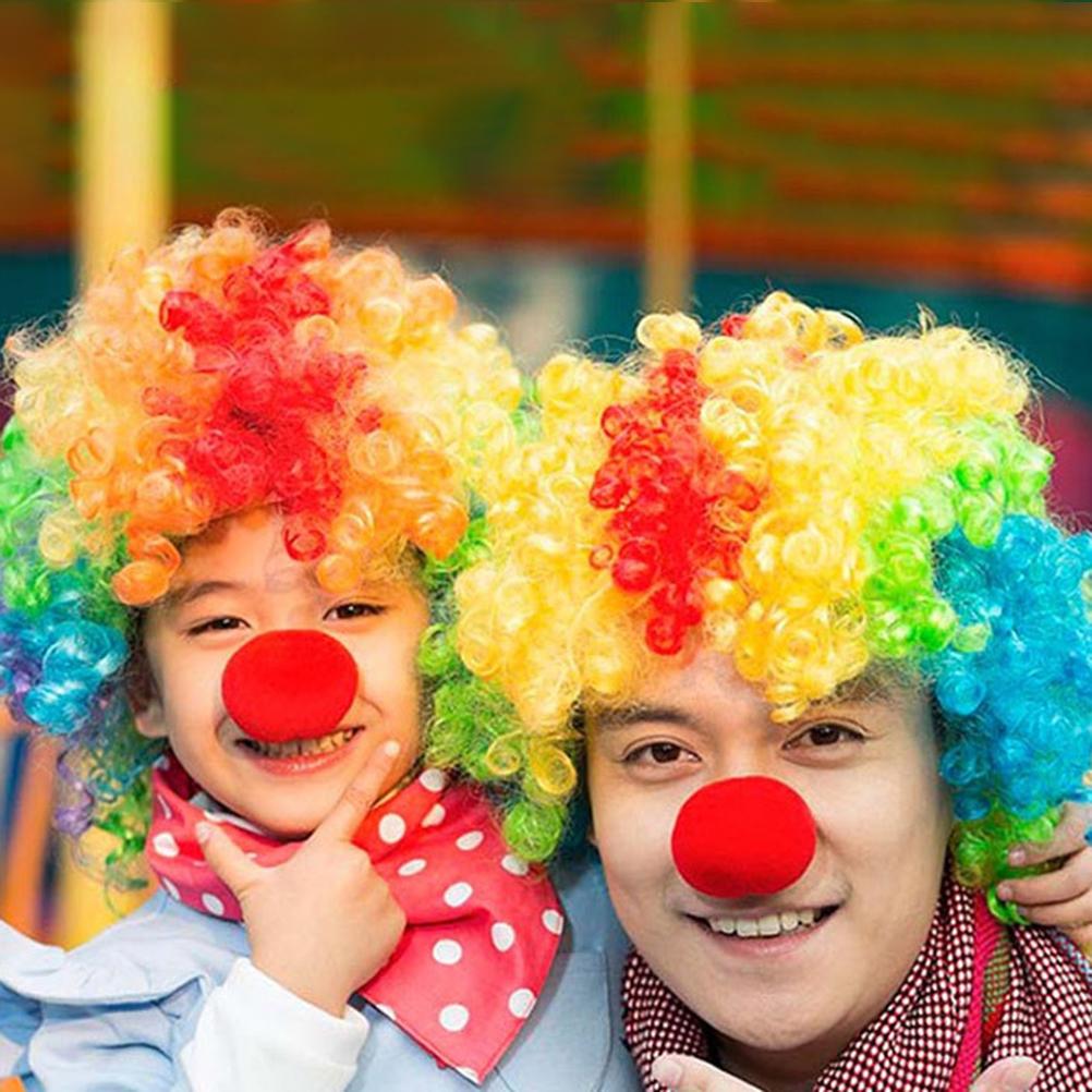 30Pcs Red Clown Noses Foam Clown Noses Cosplay Red Clown Nose for Halloween Christmas Costume Party