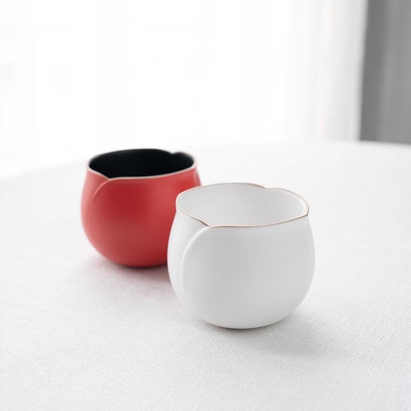 

Wanquan Tang Ceramic Heart Rose Teacup