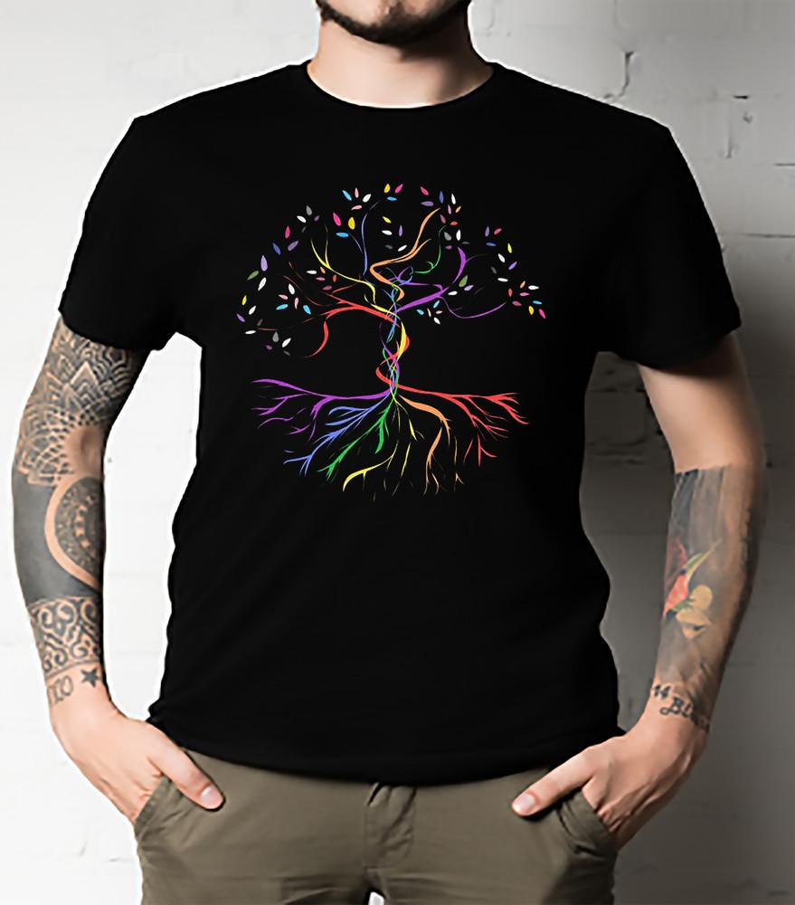 Pride Tree of Life T-Shirt Classic Shirt ALL SIZE UNISEX Unisex T-Shirt XL