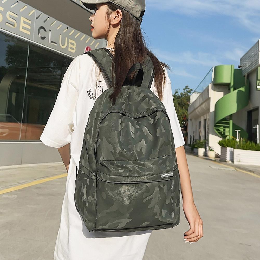 Schoolbag Trendy Brand New Fashionable Large-capacity Backpack Men's and Women's Travel Bags Casual Student Personalized Schoolbag Simple and Neutral