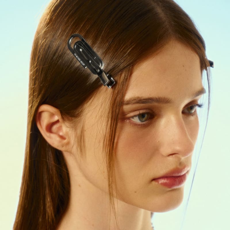 SENTIMENTS NO.545 [BLACK] SURFBOARD CLIP HAIR PIN 2set