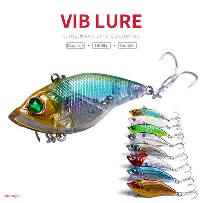 HENGJAI Volle Schwimm Schicht VIB Köder 5cm/15gVIB Blitz Bionic Köder Lange Schuss Minnow Harten Köder