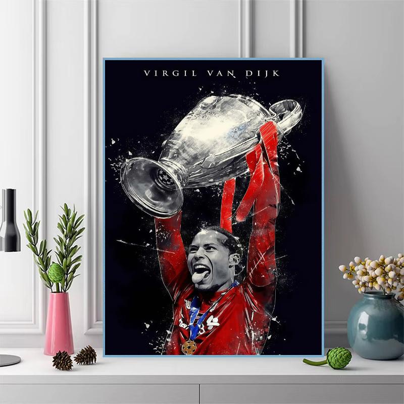 Van Dijk Shield 100% Round Full Drill 5D DIY Diamond Painting Embroidery Cross Stitch Rhinestone Décor