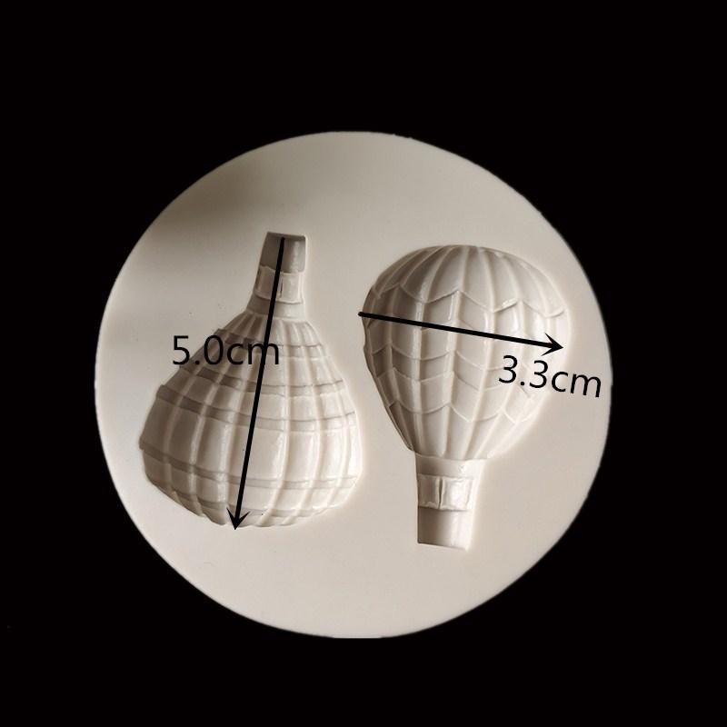1pcs Hot Air Balloon Silicone Mold Fondant Cake Decoration Tool Chocolate Fudge Mold Sugarcraft Bakeware Kitchen Tool