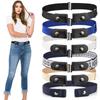 Unisex Elastic Belt for Women Invisible Belt Without Buckle New Lazy Person's Belt