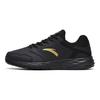 Anta Comfortable Lightweight Shock Absorbing Non-Slip Wear-Resistant Low-Top Running Shoes Men sneaker Black Gold 912355592-8